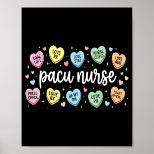 Poster Enfermeiras Coração Pacu Dia dos Namorados Cuidado