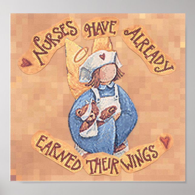 Pôster enfermeiras têm asas (Frente)