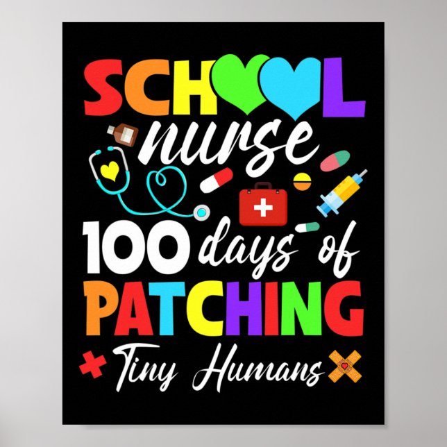 Poster Enfermeiro 100 Dias De Patching De Humanos Pequeno (Frente)