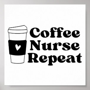 Poster Enfermeiro café