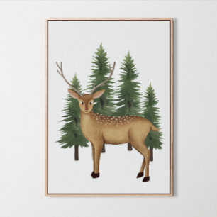 Poster Enfermeiro-Cento, Woodland Animal Wall Art Decor