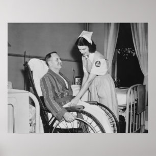 Poster Enfermeiro da Cruz Vermelha: 1940