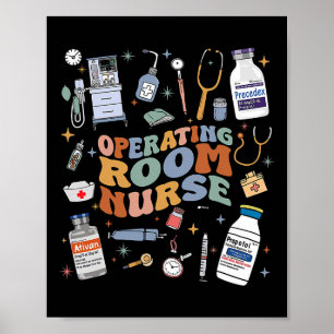 Poster Enfermeiro Da Sala De Operações Ou Enfermeiro Da R
