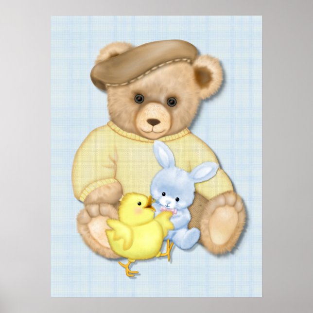 Poster Enfermeiro de Urso Teddy (Frente)