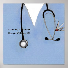 Poster Enfermeiro Enfermeiro Graduação Escolar