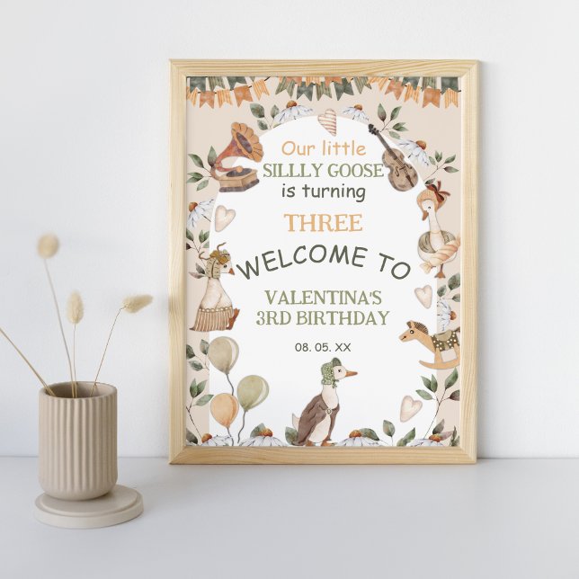 Poster Enfermeiro Gado-Bobo Rhymes Aniversário Bem-vindo (Criador carregado)