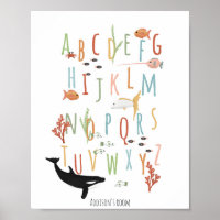 Enfermeiro Neutro de Alfabeto Educativo Do Oceano