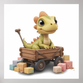 Poster Enfermeiro-Poster de-Bebê Dinossauro Cinto-d-Água