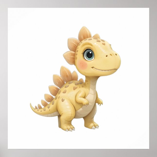 Poster Enfermeiro-Poster de-Bebê Dinossauro Cinto-d-Água (Frente)