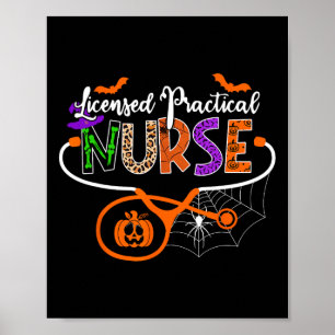 Poster Enfermeiro Prático Licenciado De Lpn Stethoscope