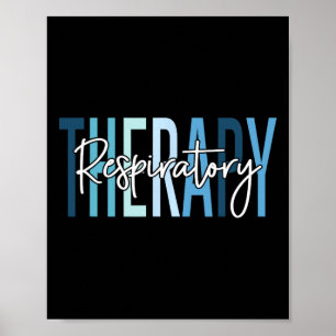 Poster Enfermeiro Vintage de Terapia Respiratória Roupa U