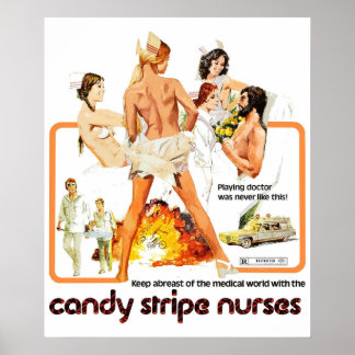 Poster Enfermeiros de distribuição de doces