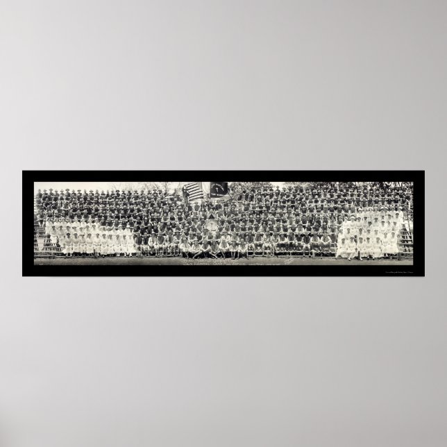 Poster Enfermeiros hospitalares Foto WI 1918 (Frente)