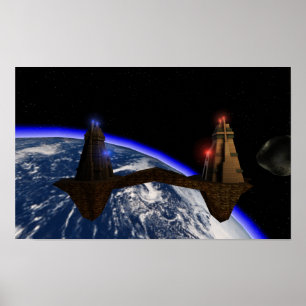 Pôster Enfrentando Mundos