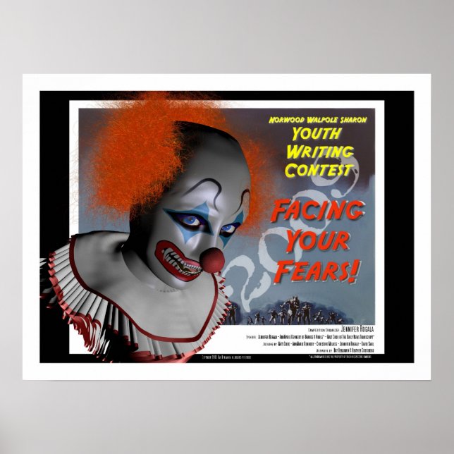 Poster Enfrentando Seus Medos '09 Concurso Escrevendo da  (Frente)