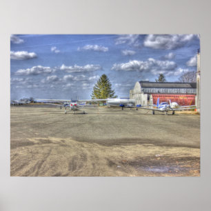 Poster Enfrentar estacionado plano de HDR para a frente