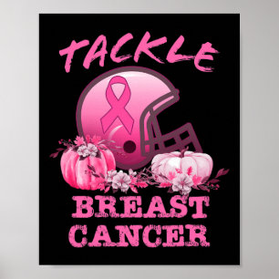 Poster Enfrentar O Cancer Da Mama De Pegada Do Cancer Da 