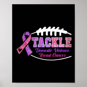 Poster Enfrentar O Cancer Da Mama E A Violência Doméstica