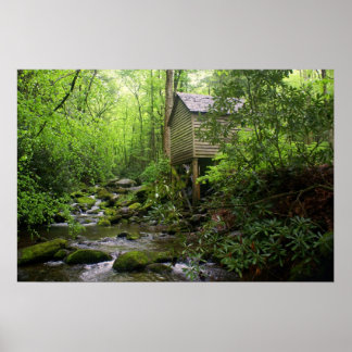 Pôster Enfumaçado Mountain Mill