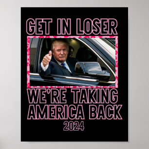 Poster Engana-te Estamos a levar a América de volta Engra