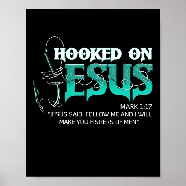 Poster Enganado Pela Pesca Engraçada De Jesus (Frente)