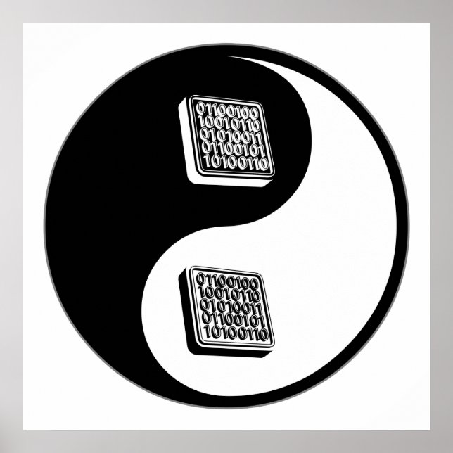 Poster Engenharia de Software Yin Yang (Frente)