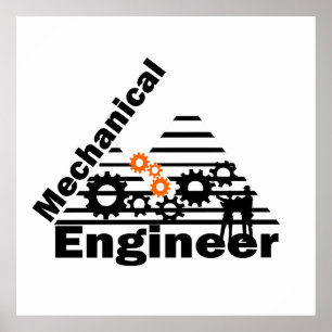 Poster Engenharia Mecânica Engenheiro Divertido