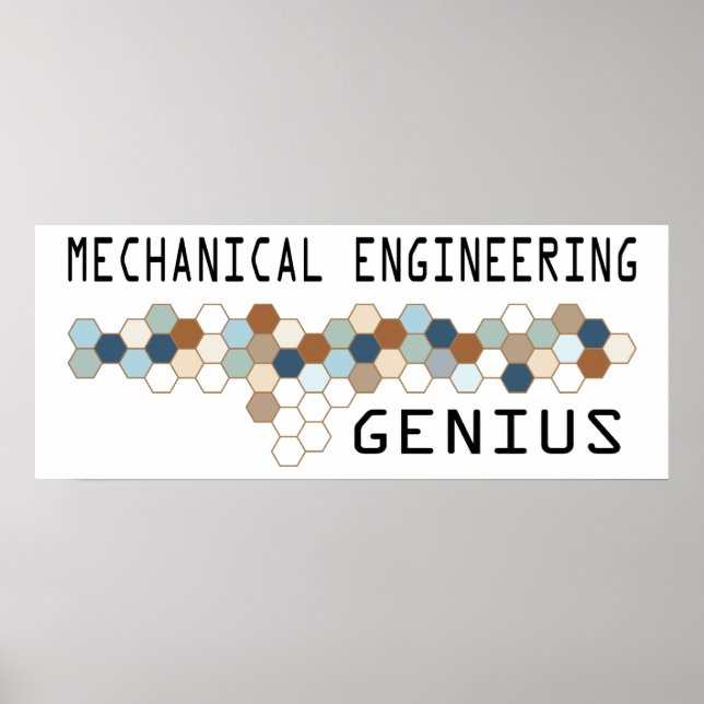 Poster Engenharia Mecânica Genius (Frente)