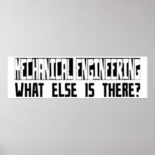 Poster Engenharia Mecânica O Que Mais Existe?