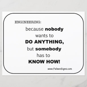 Poster - Engenharia sabe como