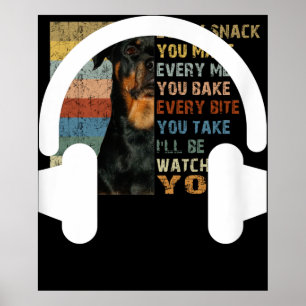 Poster Engenheiro De Áudio Audiófilo Dj Música Fone De