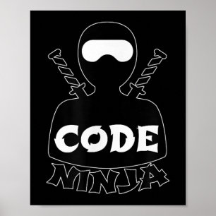 Poster Engenheiro de Codificação de Computadores Ninja