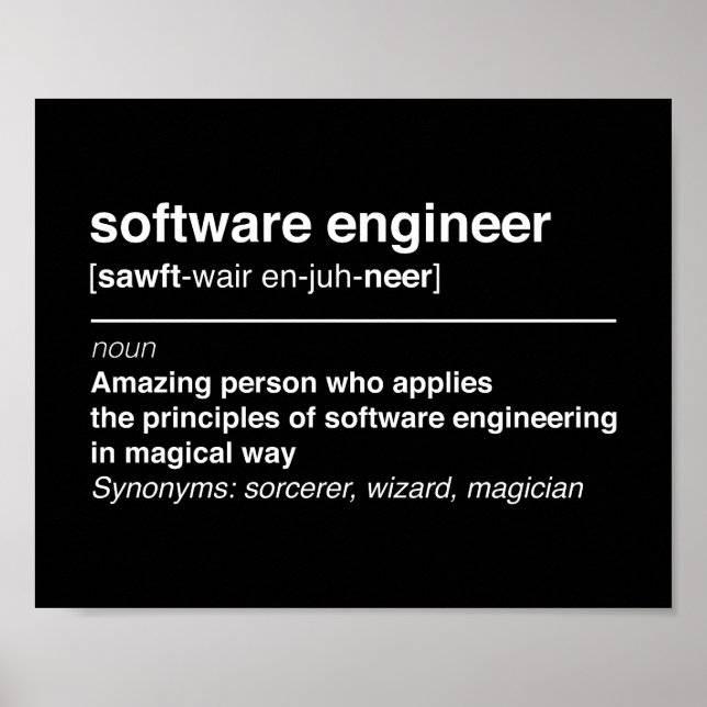 Poster Engenheiro de software (Frente)