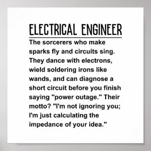 Poster Engenheiro elétrico