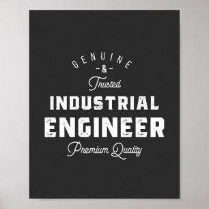 Poster Engenheiro industrial, legal, engenheiro, engenhar