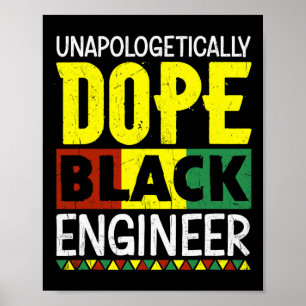 Poster Engenheiro Negro Sem Peça De Desculpas