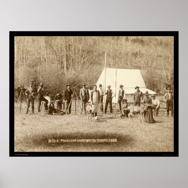 Pôster Engenheiros Corps e Dois Veados SD 1889 (Frente)