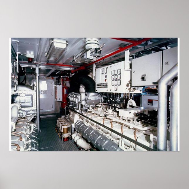 Pôster Engine Room 3 Size 22 By 15 (Frente)