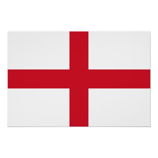 Pôster England Flag (Frente)