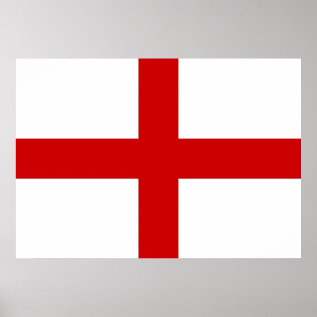 Pôster England Flag (Frente)