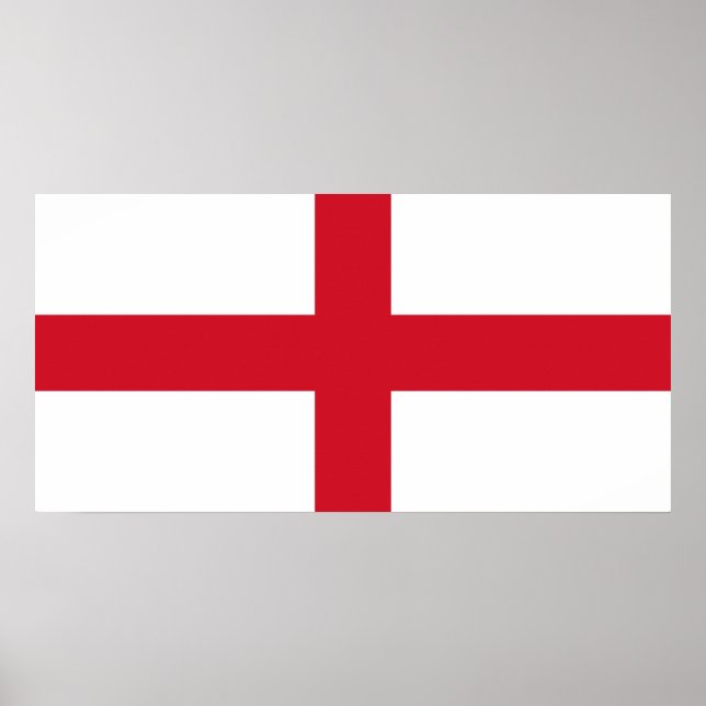 Poster English Flag (Inglaterra) (Frente)