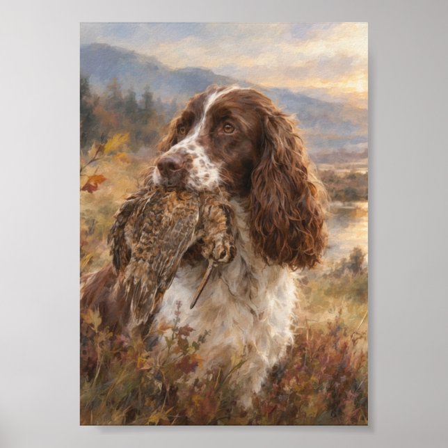 Poster English Springer Spaniel  (Frente)
