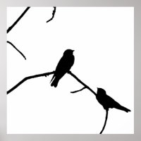 Engolir ou Swifts Silhouette Love Bird