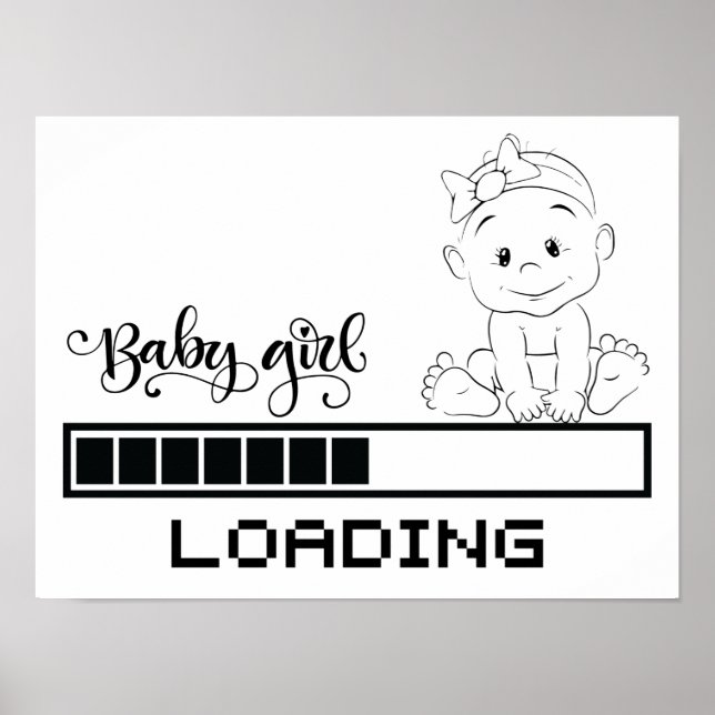 Poster Engraçada Criança de camiseta grávida Mãe (Frente)