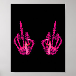 Poster Engraçada Maldição dos Dedos Palavras Breas de Can