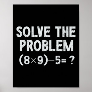 Poster Engraçado 67 Meme Pemdas Professor de Matemática E