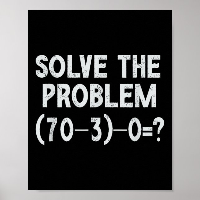Poster Engraçado 67 Meme Pemdas Professor de Matemática E (Frente)