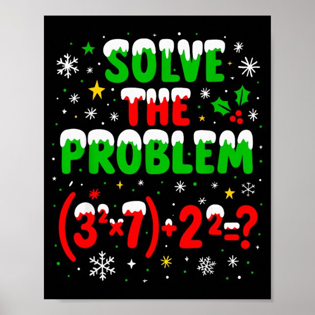 Poster Engraçado 67 Meme Pemdas Professor de Matemática E (Frente)