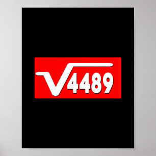 Poster Engraçado 67 Meme Raiz Quadrada 4489 Gíria Profess