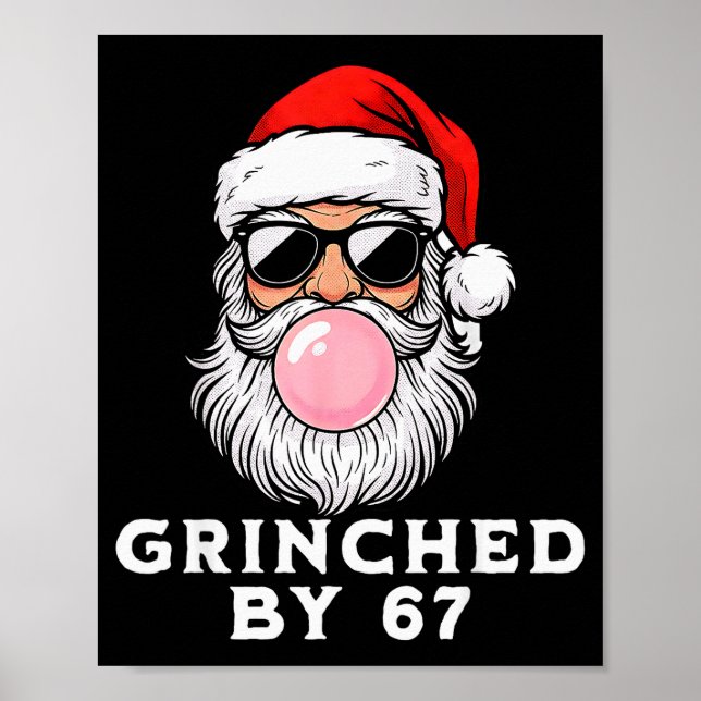 Poster Engraçado 67 Seis Sete Xmas Meme Brainrot 67 Ed Po (Frente)